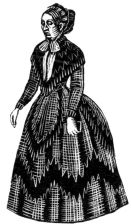 wood-engraving print: Aunt Jessie for The Runaway